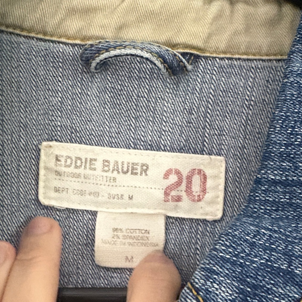 Eddie Bauer Blue Denim Jacket - Picture 2 of 3